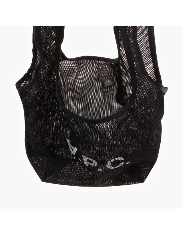 아페세 [아페쎄 APC] PSAEU H61679 LZZ BLACK 공용 에코백 착용컷
