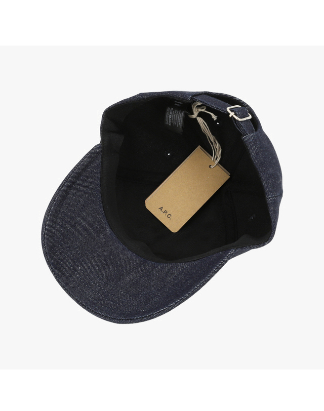 아페세 [아페쎄 APC] COHIZ M24069 IAI INDIGO 공용 볼캡 착용컷