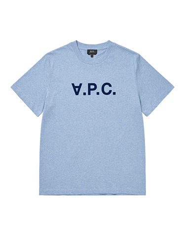 [아페쎄 APC] COHBM M26384 TPO BLEU CIEL CHINE/BLEU 공용 반팔티
