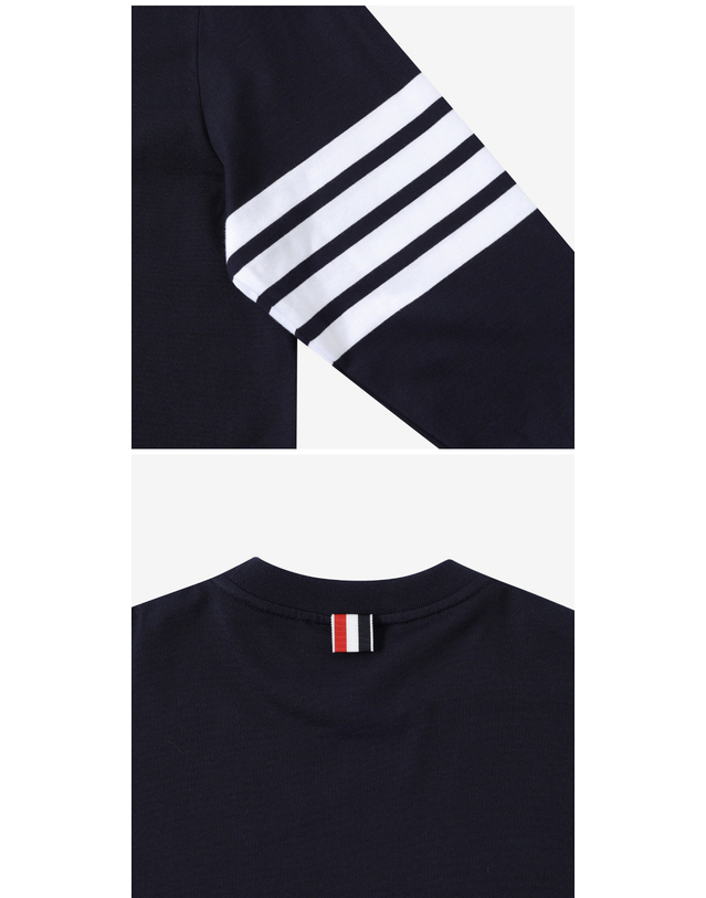 톰브라운 [톰브라운 THOM BROWNE] FJS066A 06221 415 여성 긴팔티 착용컷
