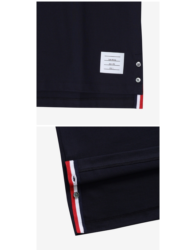 톰브라운 [톰브라운 THOM BROWNE] MJS083A 00042 415 남성 반팔티 착용컷