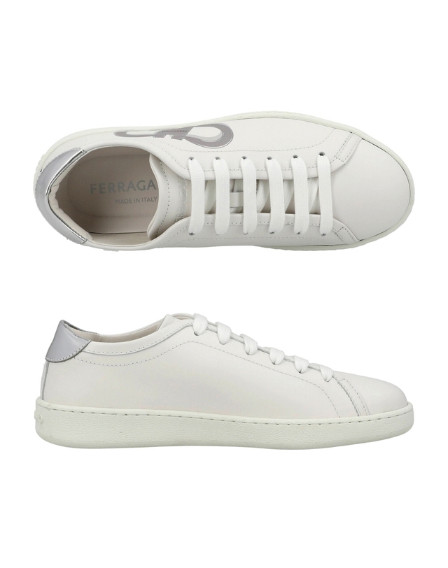 살바토레 페라가모 [페라가모 FERRAGAMO] 03 0676 0780983 여성 스니커즈 착용컷