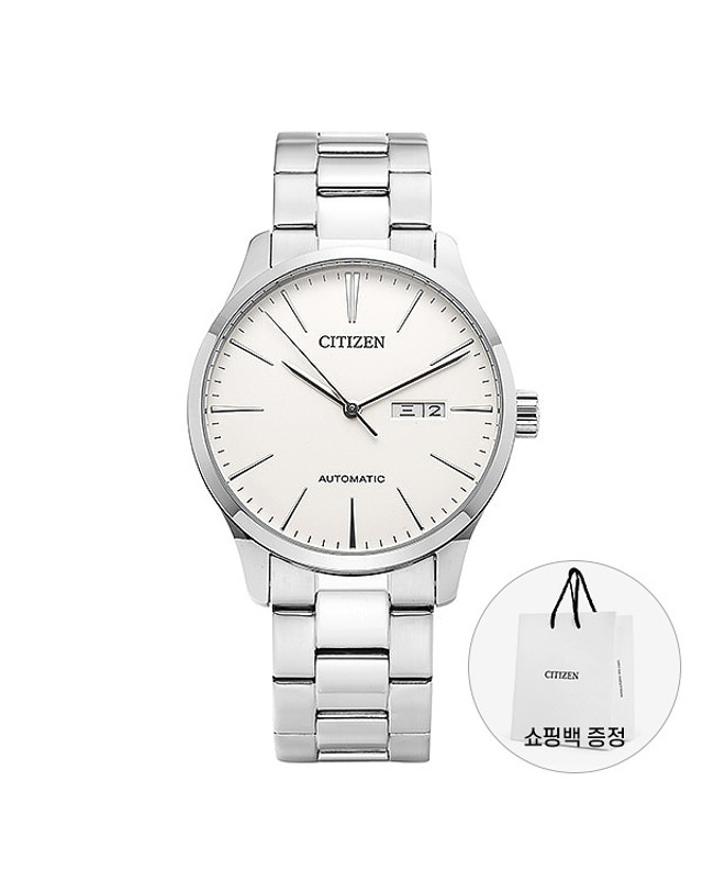 시티즌 [시티즌 CITIZEN] NH8350-83A 남성 메탈시계 착용컷
