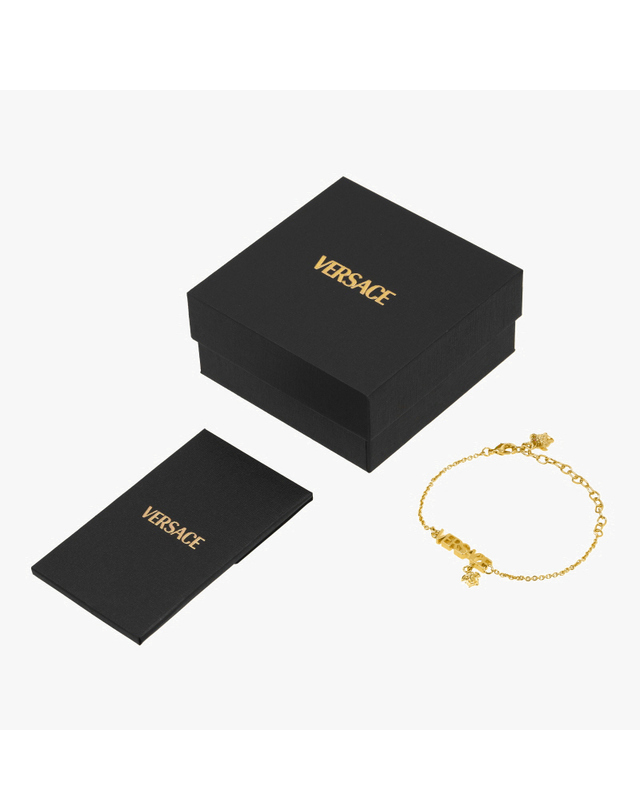 베르사체 [베르사체 VERSACE] 1020785 1A00620 3J000 남성 팔찌 착용컷