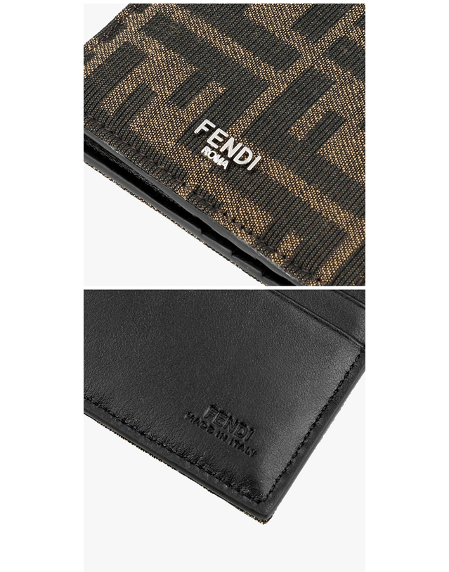펜디 [펜디 FENDI] 7M0169 ALWK F0L3T 남성 반지갑 착용컷
