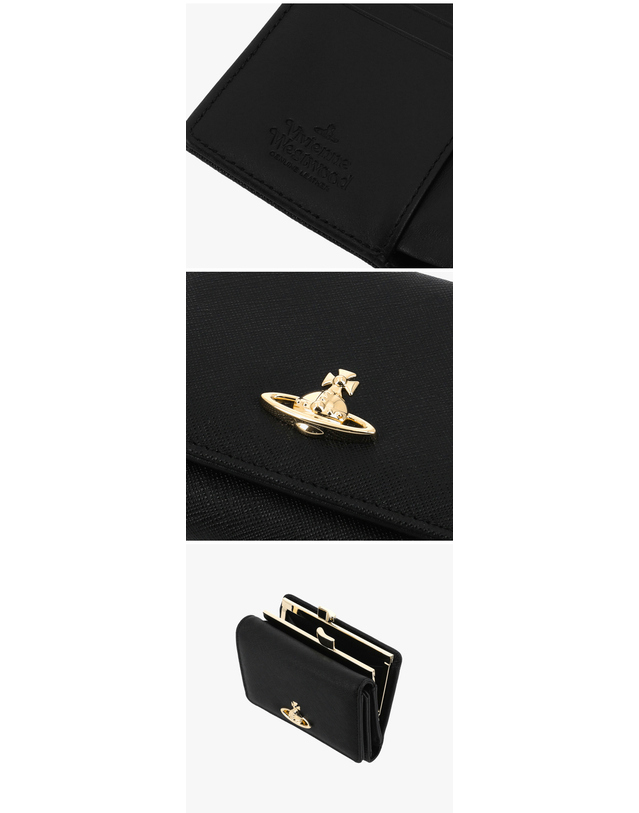 비비안 웨스트우드 [비비안웨스트우드 VIVIENNE WESTWOOD] 5115002MW L001N N402 여성 반지갑 착용컷