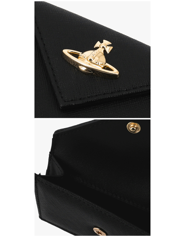 비비안 웨스트우드 [비비안웨스트우드 VIVIENNE WESTWOOD] 5115002EW L001N N402 여성 반지갑 착용컷