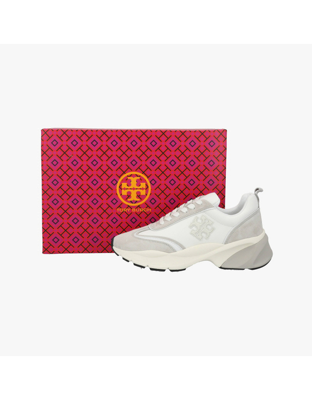 토리버치 [토리버치 TORY BURCH] 161550 100 여성 스니커즈 착용컷