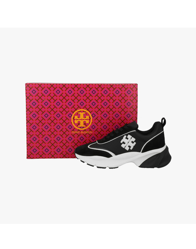 토리버치 [토리버치 TORY BURCH] 161550 001 여성 스니커즈 착용컷