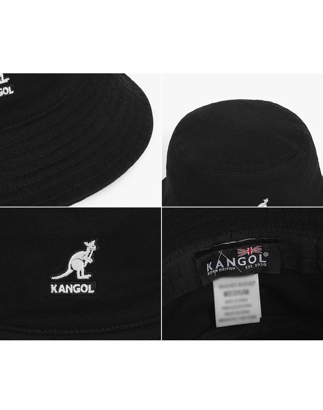 캉골 [캉골 KANGOL] K4224HT BLACK 공용 버킷햇 착용컷