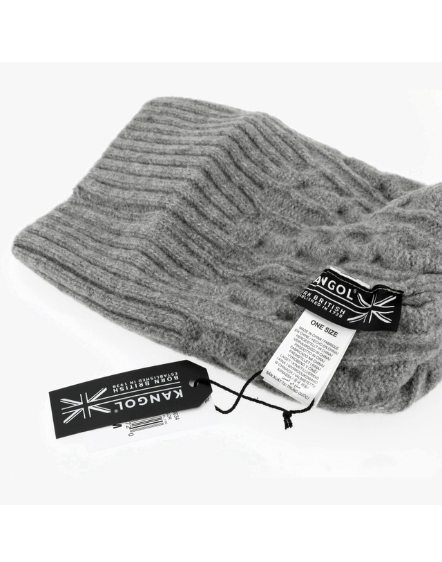 캉골 [캉골 KANGOL] K4460SM GREY 공용 비니 착용컷