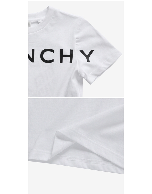 지방시 [지방시 GIVENCHY] H25447 10P 아동 반팔티 착용컷