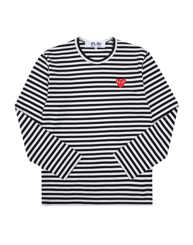 꼼데가르송 [꼼데가르송 COMME DES GARCONS] AX-T164-051 1 공용 긴팔티 착용컷