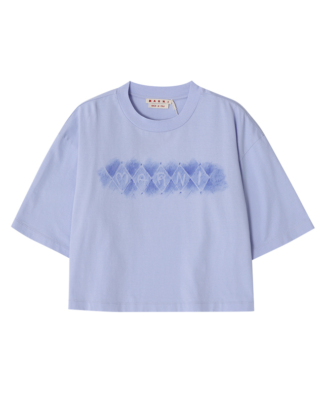 마르니 [마르니 MARNI] THJE0333P1 USCY11 MAB20 여성 반팔티 착용컷