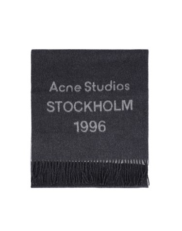 [아크네스튜디오 ACNE STUDIOS] CA0398 BLACK/WHITE 공용 머플러