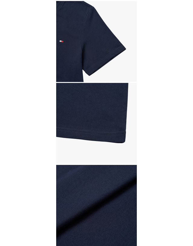 타미힐피거 [타미힐피거 TOMMY HILFIGER] 09T3140 410 공용 반팔티 착용컷