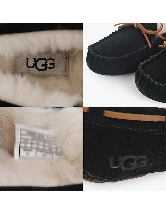 어그 [어그 UGG] 1107949 BLK 여성 플랫슈즈 착용컷