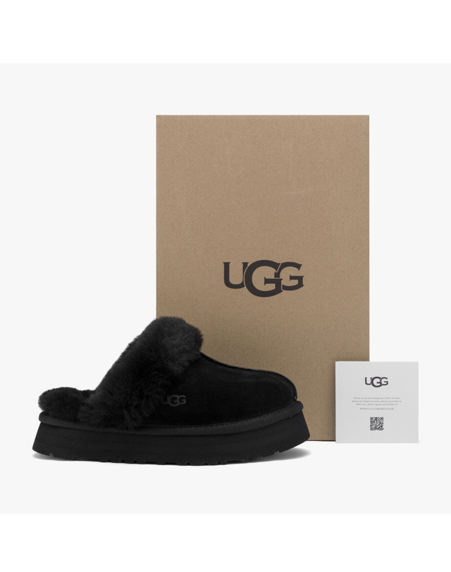 어그 [어그 UGG] 1122550 BLK 여성 슬리퍼 착용컷