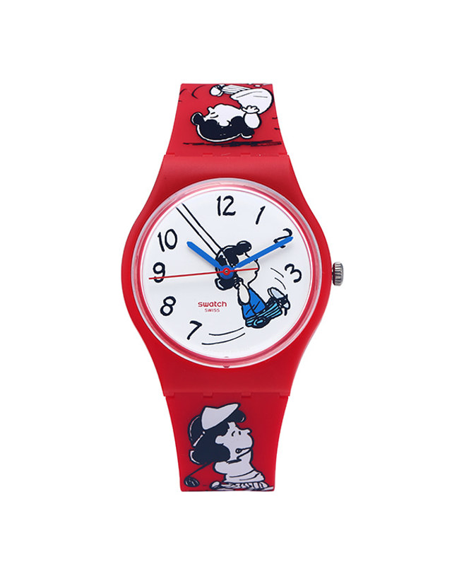 스와치 [스와치 SWATCH] SO28Z106 공용 우레탄시계 착용컷