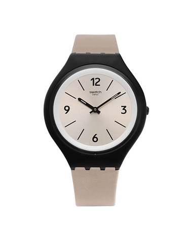 [스와치 SWATCH] SVUB101 남성 가죽시계