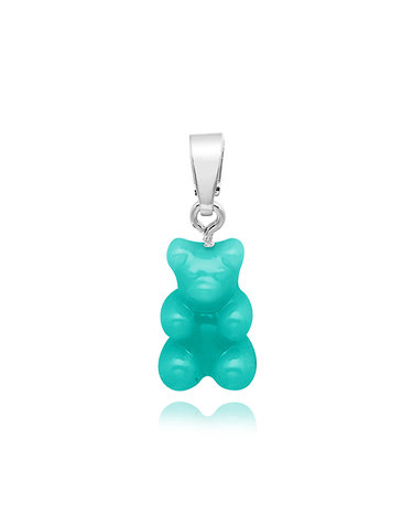[크리스탈헤이즈 CRYSTAL HAZE] NOSTALGIA BEAR-MYKONOS BLUE-CLASSIC CONNECTOR SILVER 여성 참