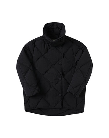 [옌키옌키 IENKI IENKI] QUEEN JACKET TWILL BLACK 여성 패딩