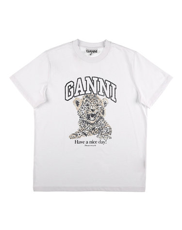 [GANNI] T4124 943 여성 반팔티
