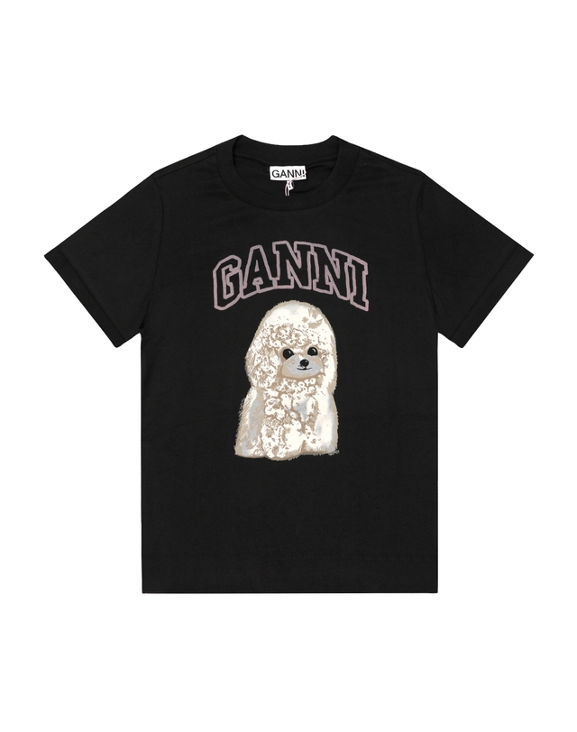 가니 [가니 GANNI] T4239 252 여성 반팔티 착용컷