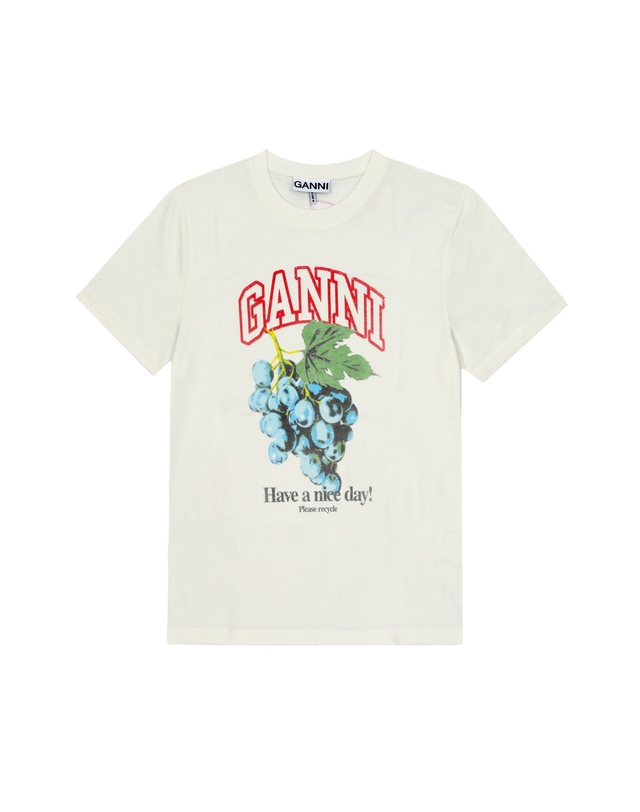 가니 [가니 GANNI] T4230 135 여성 반팔티 착용컷
