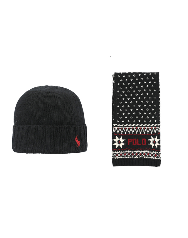 폴로 랄프로렌 [폴로랄프로렌 POLO RALPHLAUREN] PC1521-001 공용 머플러 비니 착용컷