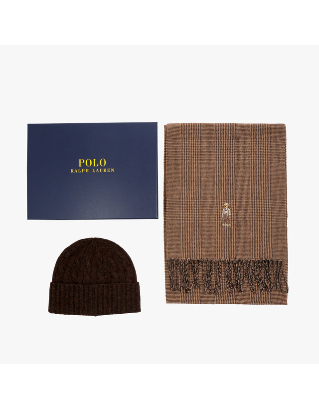 폴로 랄프로렌 [폴로랄프로렌 POLO RALPHLAUREN] PC1460-203 공용 머플러 비니 착용컷