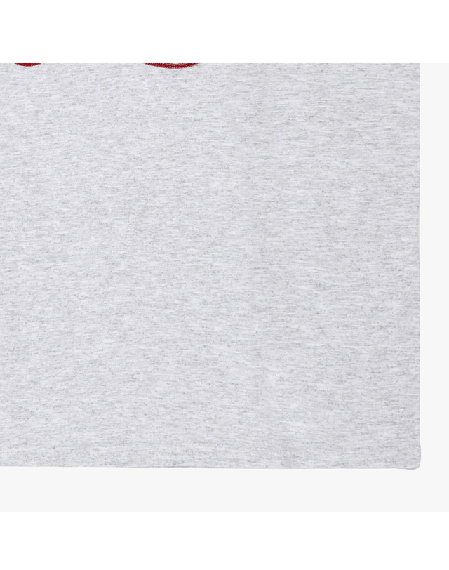 와일드 동키 [와일드동키 WILD DONKEY] T-CHAIN LOGO HEATHER GREY 공용 반팔티 착용컷