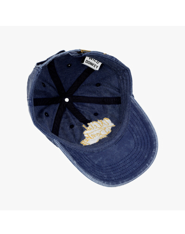 와일드 동키 [와일드동키 WILD DONKEY] CP-VINNY VINTAGE BLUE 공용 볼캡 착용컷