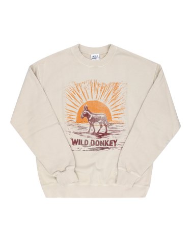[와일드동키 WILD DONKEY] FG-RISING DONKEY CREWNECK TEA 공용 맨투맨