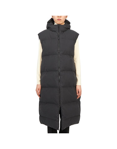 스튜디오 니콜슨 여성 후드 패딩 조끼 HAZAN SNW 1024 BLACK