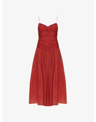 [해외직구] 26 FW Matteau 폴카 도트 주름 맥시 드레스 GATHEREDDROPWAISTDRESS0 TP457067343