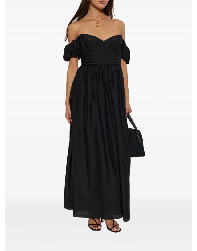 마티유 [해외직구] 26 FW Matteau 오프숄더 퍼프 소매 맥시 드레스 OFFSHOULDERMIDIDRESS TP457090439 착용컷