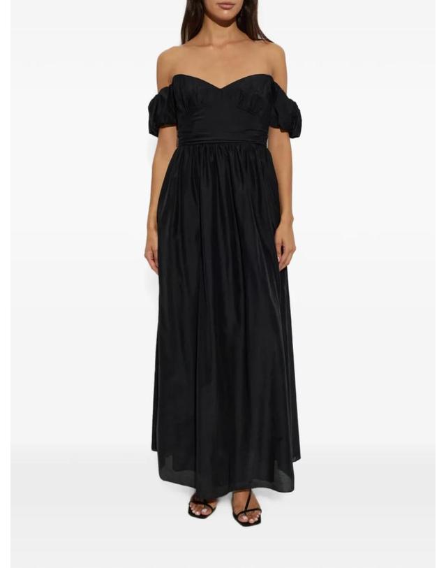 마티유 [해외직구] 26 FW Matteau 오프숄더 퍼프 소매 맥시 드레스 OFFSHOULDERMIDIDRESS TP457090439 착용컷