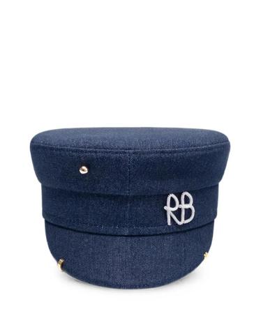 [해외직구] 26 FW 루슬란바진스키 베이커 보이 피어스드 캡 모자 PIERCEDCOTTONBAKERBOYCAPDARKDENIMBLUENEW TP455914372