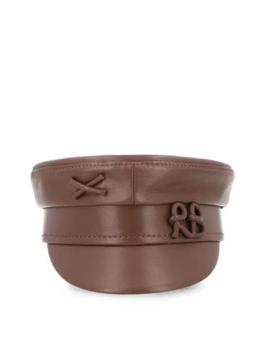 [해외직구] 26 FW 루슬란바진스키 베이커 보이 로고 자수 모자 KPC09PF26LLRBRBBROWN TP456058096