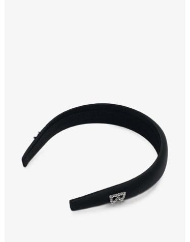 [해외직구] 26 FW 루슬란바진스키 크리스털 장식 헤드밴드 CRYSTALEMBELLISHEDHEADBANDOB033PSDMDRBBLACKSS26 TP455994296