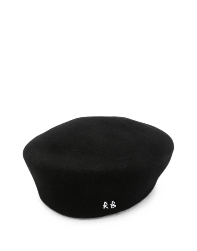 루슬란바진스키 [해외직구] 26 FW 루슬란바진스키 로고 자수 베레모 MMM033PF26LPLRBBLACK TP456289322 착용컷
