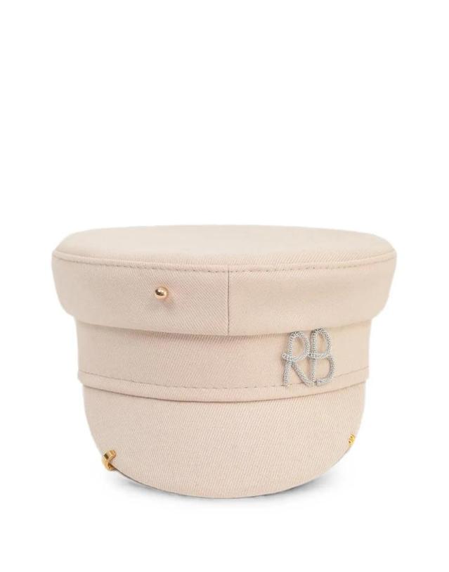 루슬란바진스키 [해외직구] 26 FW 루슬란바진스키 베이커 보이 피어스드 캡 모자 PIERCEDCOTTONBAKERBOYCAPBEIGENEW TP455940948 착용컷