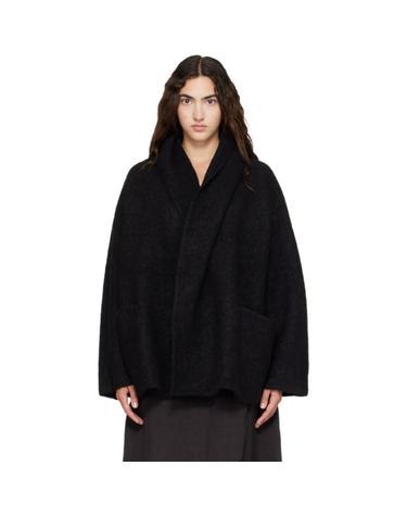 [해외직구] 26 FW 로렌 마누지안 블랙 더블 페이스 코트 262874F059003