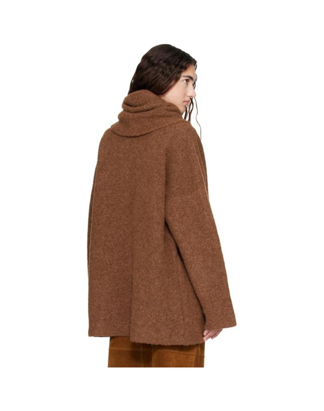 로렌마누지안 [해외직구] 로렌 마누지안 브라운 더블 페이스 코트 AW26C1180Y119 TP877673049 착용컷