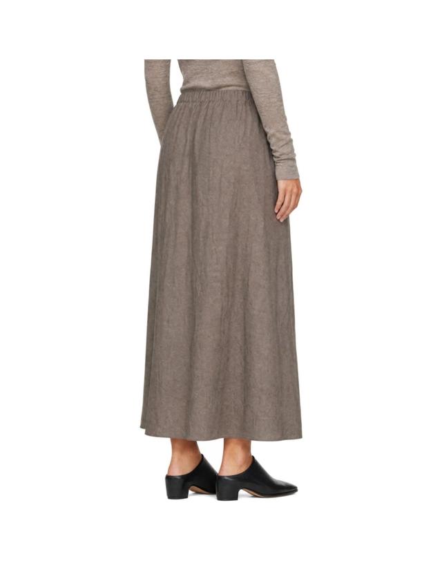 로렌마누지안 [해외직구] 26 FW 로렌 마누지안 그레이 트위스트 미디 스커트 252874F092008 착용컷