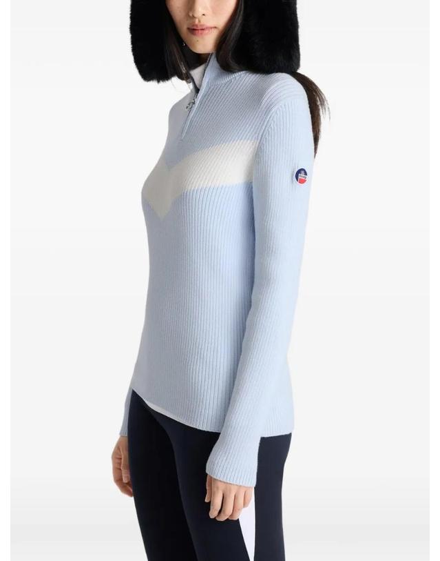 퓨잡 [해외직구] 26 FW 퓨잡 Andromede chevron knit sweater 24HG1126 TP459259317 착용컷