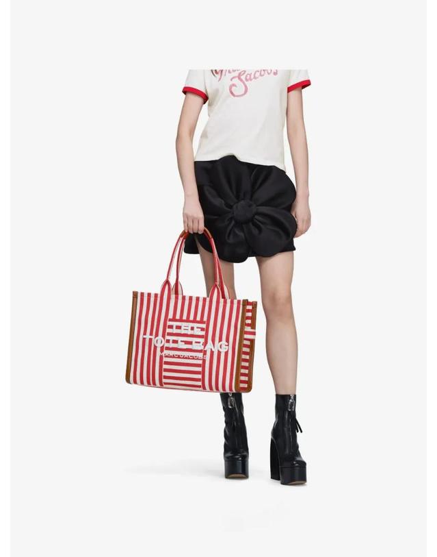 마크 제이콥스 [해외직구] 26 FW 더 토트 백 라지 스트라이프 패턴 백 2S6HTT020H020 TP459397709 착용컷