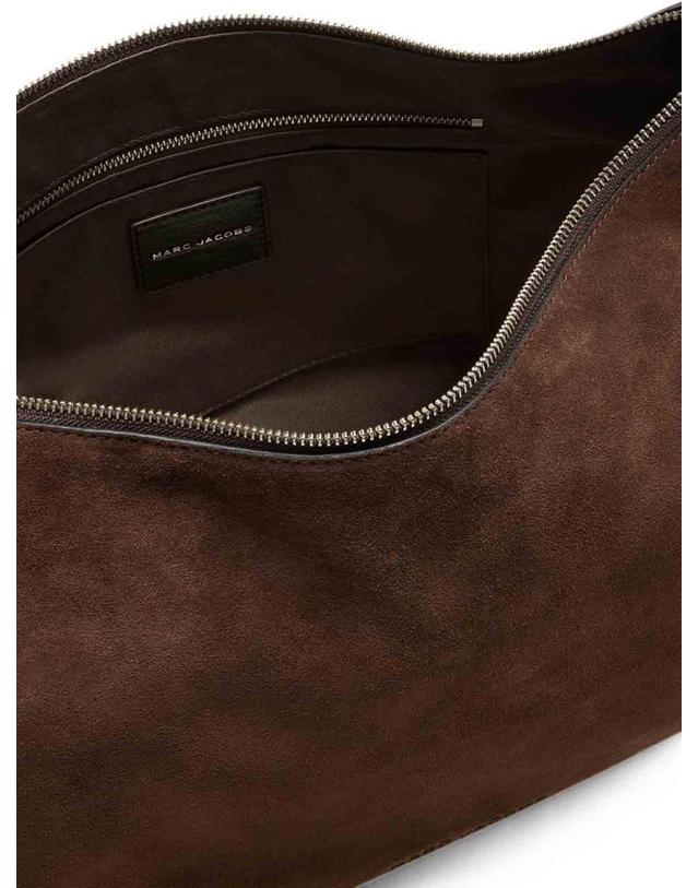 마크 제이콥스 [해외직구] 26FW 다크 브라운 레더 앤 Suede 숄더 백 2F6HSH023H01206 TP582142590 착용컷