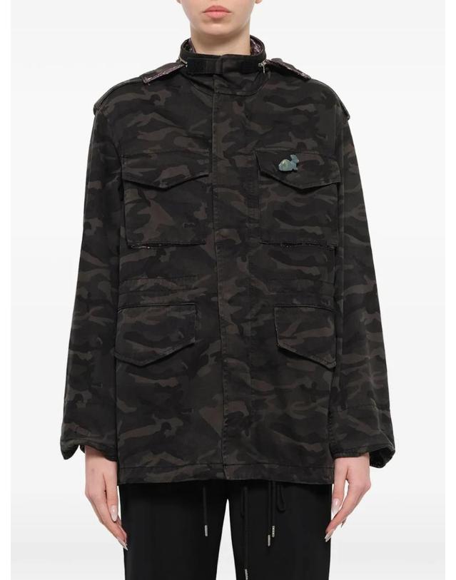 마크 제이콥스 [해외직구] 26 FW 카무플라주 프린트 밀리터리 재킷 M4006594 TP459917279 착용컷